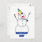 誕生日少年に！ ポストカード (正面/裏面)