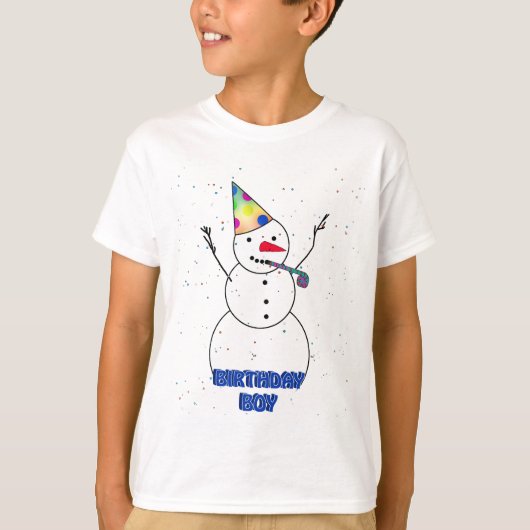 誕生日少年に! Tシャツ (正面)
