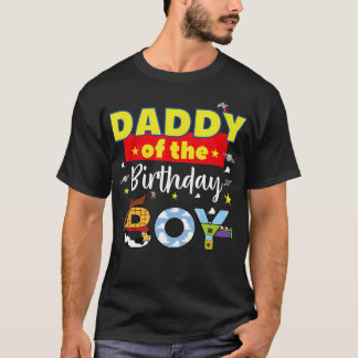 誕生日少年のおもちゃ家族Stoのパパ Tシャツ