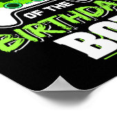 誕生日少年のビデオゲームの装飾 ポスター (角)