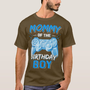 誕生日少年のママのマッチングのビデオゲームのバード Tシャツ