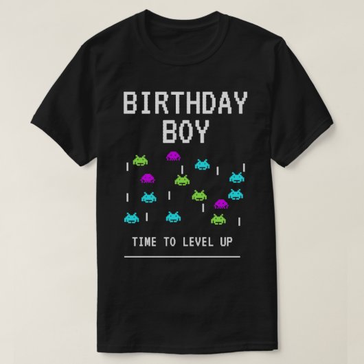 誕生日少年のレベル上げ時間1 Tシャツ (デザイン正面)