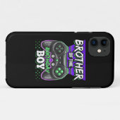 誕生日少年の兄弟マッチングビデオゲーム Case-Mate iPhoneケース (裏面(横))
