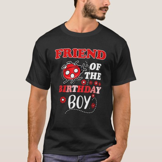 誕生日少年の友人の家族のレディーバグ Tシャツ (正面)