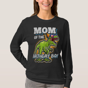 誕生日少年の母マッチングファミリー恐竜B Tシャツ
