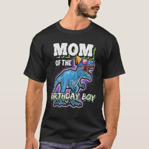 誕生日少年の母マッチングファミリー恐竜B Tシャツ