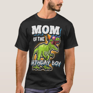 誕生日少年の母マッチングファミリー恐竜B Tシャツ