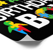 誕生日少年の自閉症の兄弟 ポスター (角)