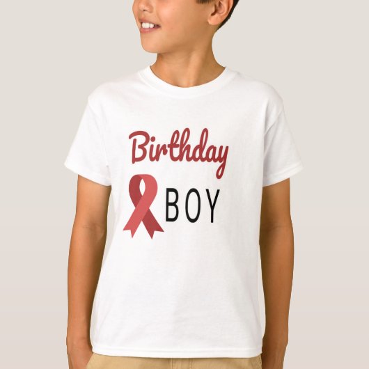 誕生日少年のtシャツ tシャツ (正面)