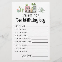 誕生日少年への願い