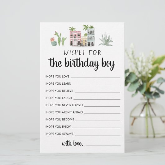 誕生日少年への願い (スタンド正面)