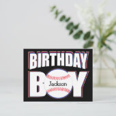 誕生日少年オーダーメイド野球選手名 ポストカード (スタンド正面)