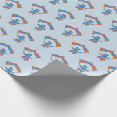 誕生日少年ロボット ラッピングペーパー (角)