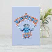 誕生日少年ロボット 招待状 (スタンド正面)