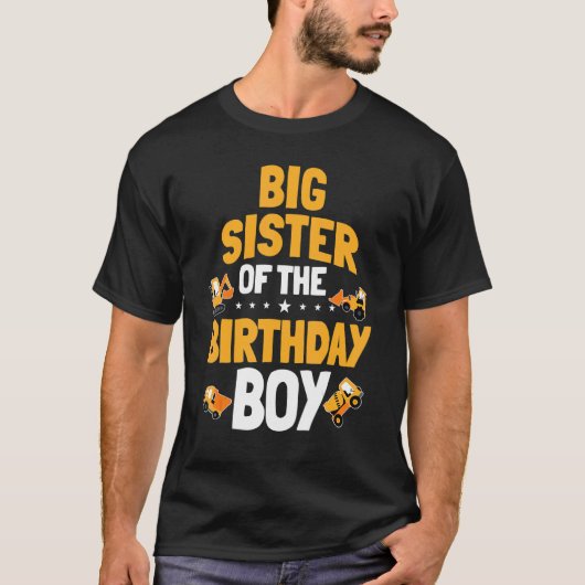誕生日少年建築労働者の姉 Tシャツ (正面)