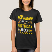 誕生日少年建築労働者のBirのMawmaw Tシャツ (正面)
