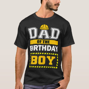 誕生日少年建築労働者PのMensパパ Tシャツ