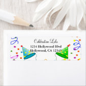 誕生日差出人住所ラベル ラベル (インサイチュ)