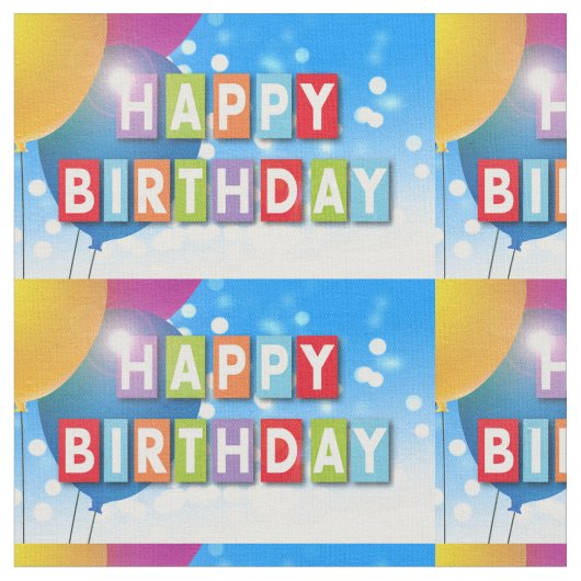 誕生日布！ ファブリック (クローズアップ)