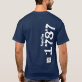 誕生日年名追加の凡例ヴィンテージ Tシャツ (裏面)