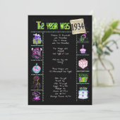 誕生日年1934招待状 招待状 (スタンド正面)