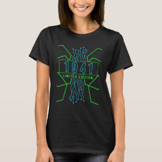 誕生日年1941ゲームおたくコンピュータ Tシャツ