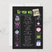 誕生日年1972招待状 招待状 (正面)