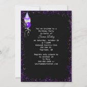 誕生日年1990招待状 招待状 (裏面)