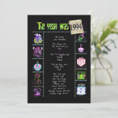 誕生日年1994招待状 招待状 (スタンド正面)