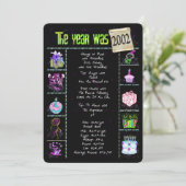 誕生日年2002招待状 招待状 (スタンド正面)