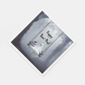 誕生日幽霊 スタンダードランチョンナプキン (角)