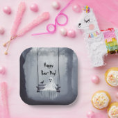 誕生日幽霊 ペーパープレート (パーティー)