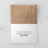 誕生日引用文オンボール カード (内部)