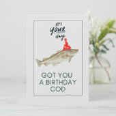 誕生日得タラ シーズンカード (スタンド正面)