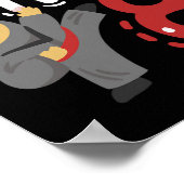 誕生日忍者8歳の空手キッズ8th誕生日 ポスター (角)