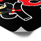 誕生日忍者- 9歳忍者パーティー-誕生日 ポスター (角)