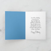 誕生日忘れ-Me-Not Boquet In Window カード (内部)