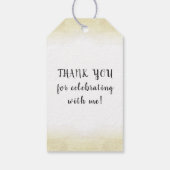 誕生日応援から# YEARS黒金ゴールドスクリプト ギフトタグ (裏面)