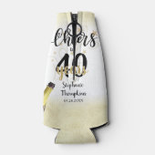 誕生日応援から# YEARS黒金ゴールドスクリプト ボトルクーラー (裏面)