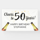 誕生日応援からYEARSスクリプトカスタムの色 横断幕 (横)