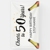 誕生日応援からYEARSスクリプトカスタムの色 横断幕 (縦)