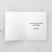 誕生日応援ワインボトル及び眼鏡 カード (内部)