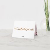 誕生日応答コ縁どリー カード (裏面)