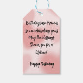 誕生日思考 ギフトタグ (正面)