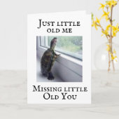 **誕生日恋しく思に登録** カード (黄色い花)