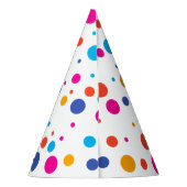 誕生日恐竜のレース車の少年の赤いレースの子供の名前 パーティーハット (裏面)