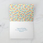 誕生日恐竜トリケラトプス名前をカスタムする時代 カード (内部)