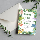誕生日恐竜招待状 招待状