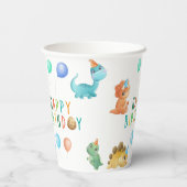 誕生日恐竜 紙コップ (裏面)