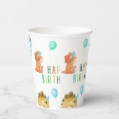 誕生日恐竜 紙コップ (右)